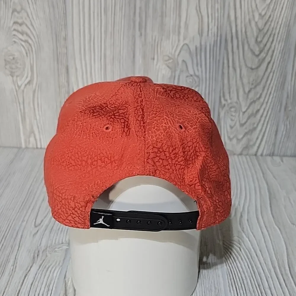 Air Jordan Jumpman Youth Baseball Cap, Hat, Large Chrome Logo, Red/Black